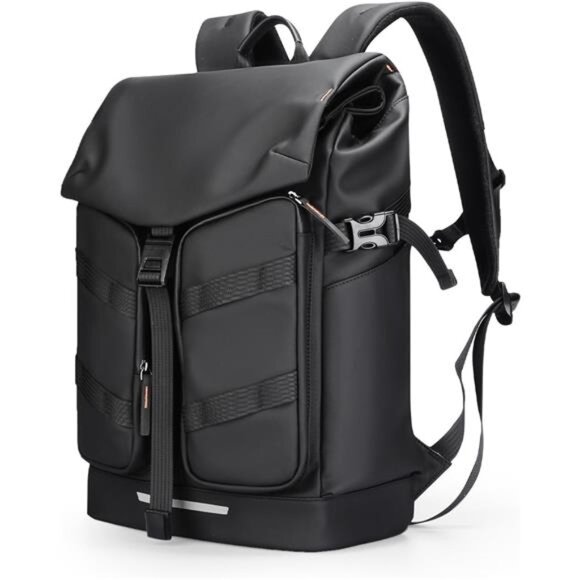 Men's Backpack Laptop Backpack with High Tech Magnetic Snap Waterproof Backpack